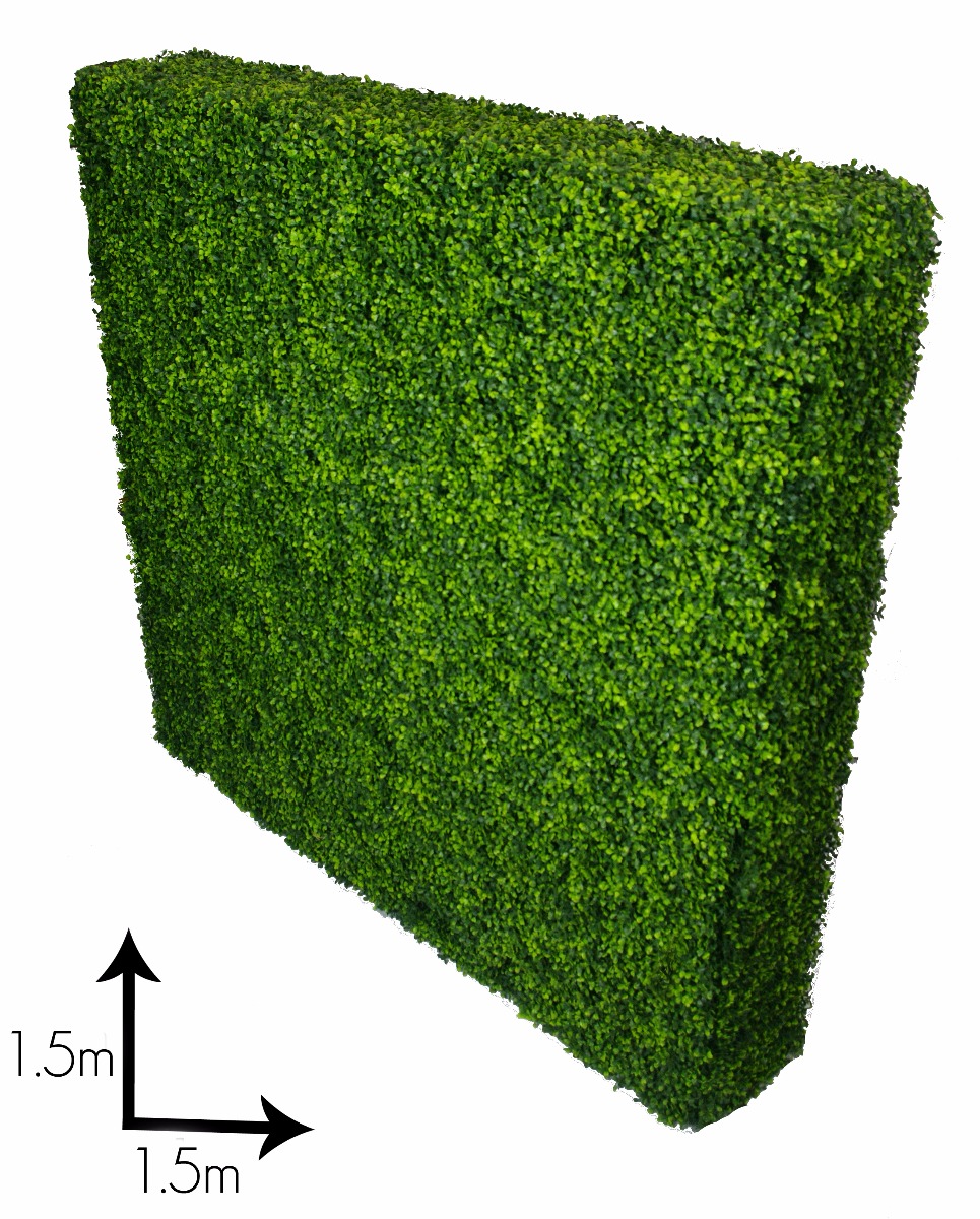 1012231_1_3 Large Portable Boxwood Hedges UV Stabilised 1.5m By 1.5m - Image 1