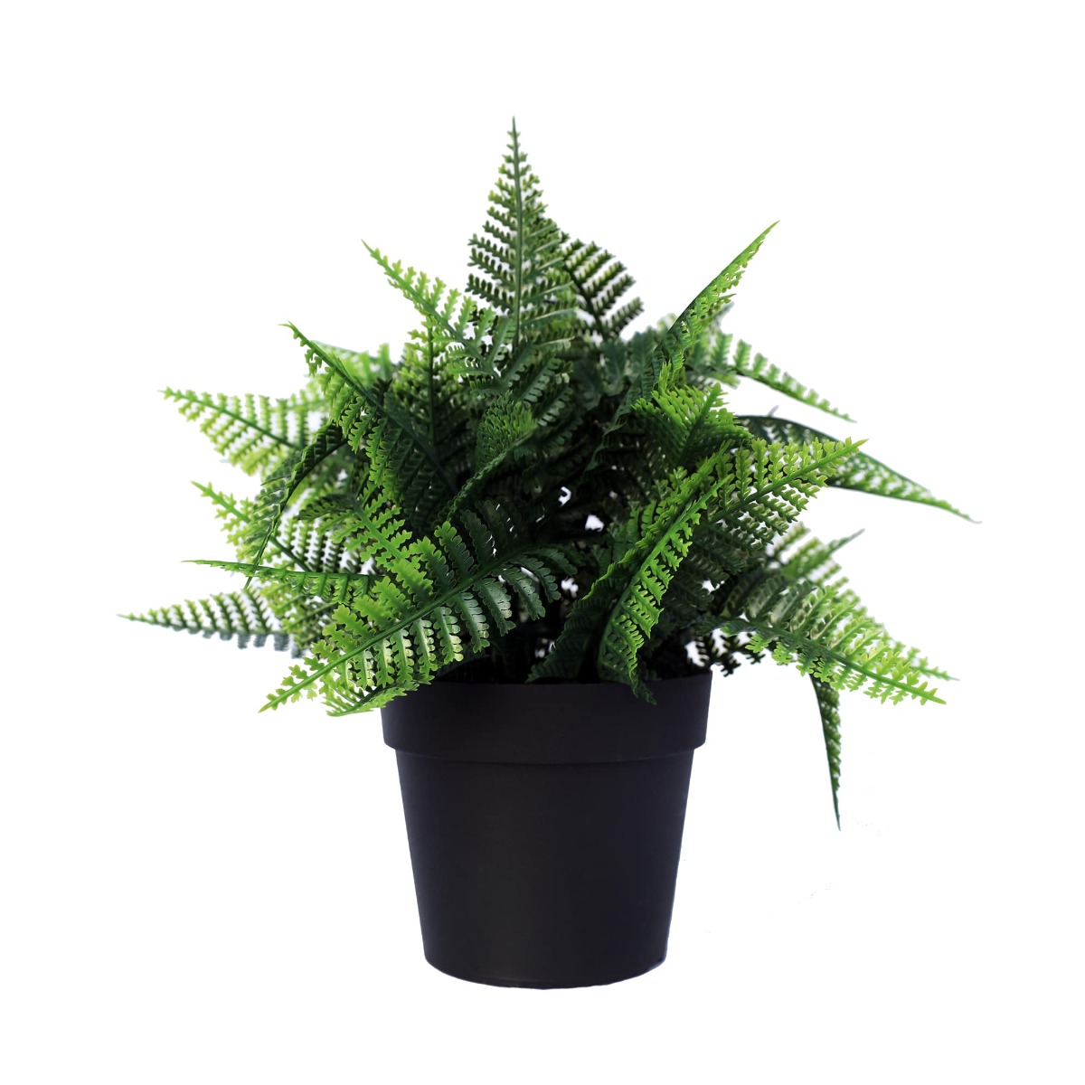 2020-min_3 Small Potted Artificial Persa Boston Fern Plant UV Resistant 20cm - Image 1