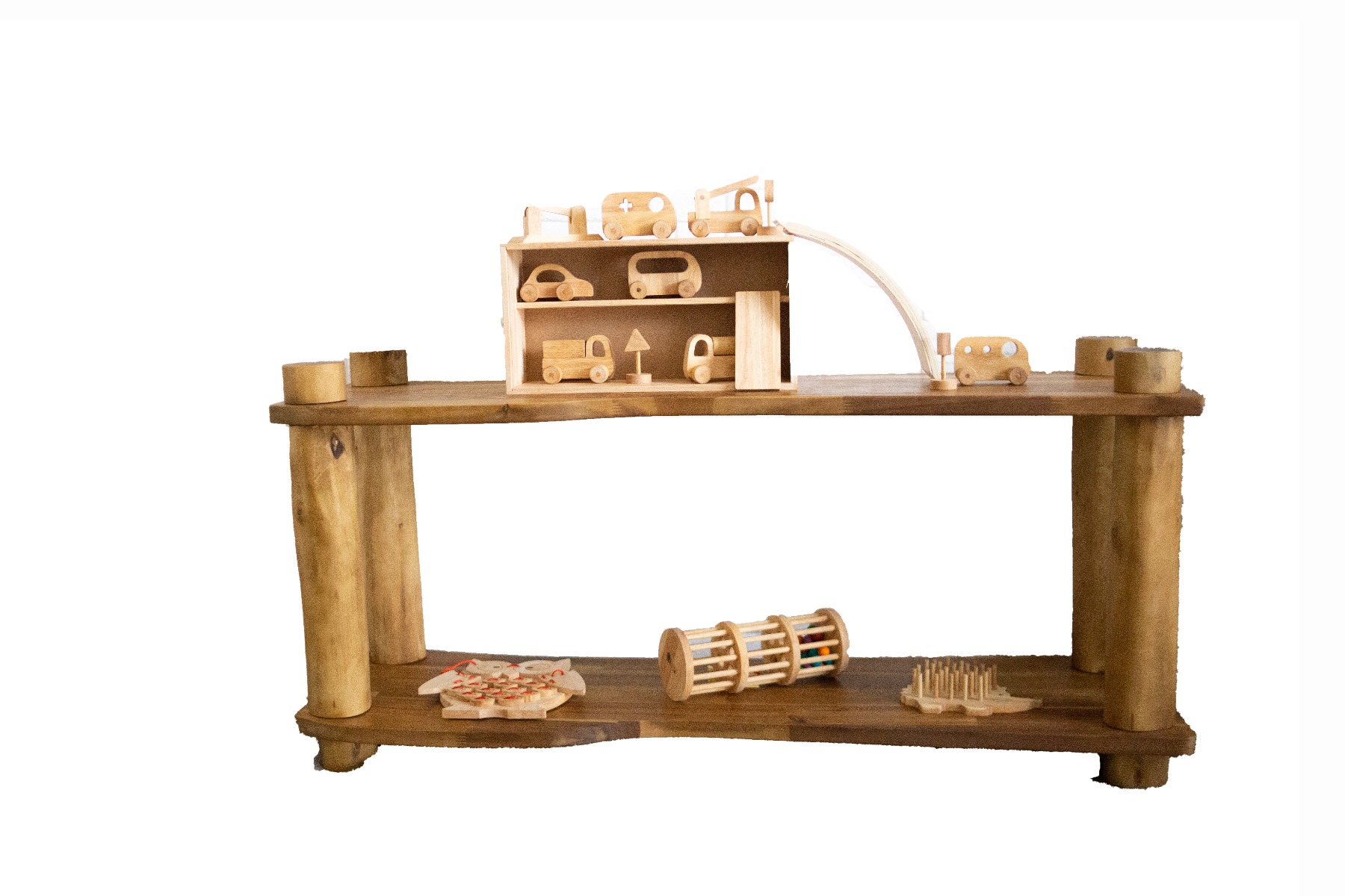 549_4 Two- Tier Tree Shelf - Image 1