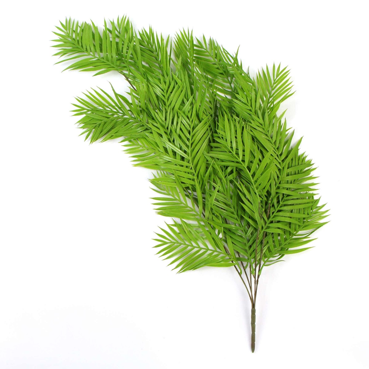 8880005_1 Hanging Fresh Green Bamboo Leaf Fern UV Resistant 80cm - Image 1