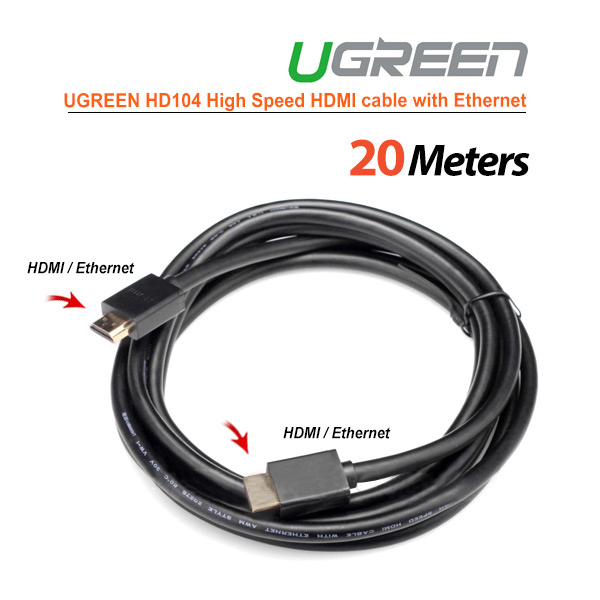 ACBUGNHDMI20M-1_14 UGREEN High speed HDMI cable with Ethernet full copper 20M (10112) - Image 1