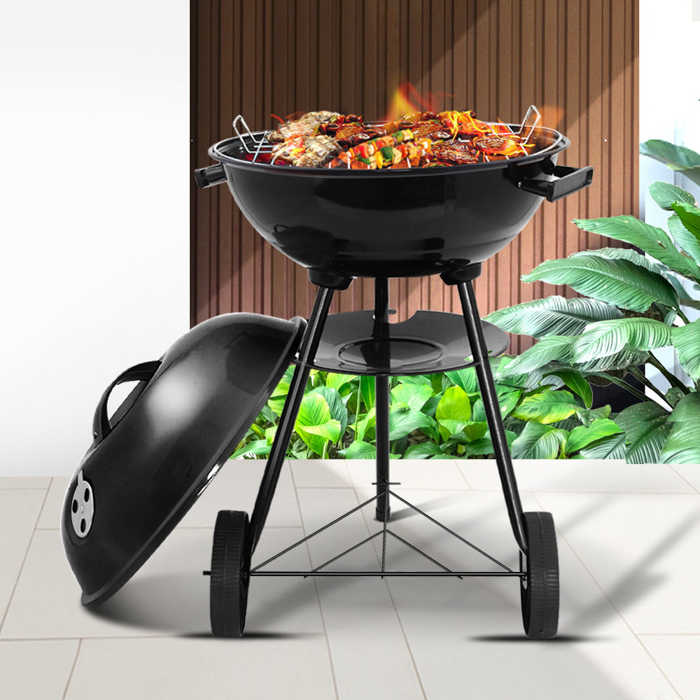BBQ-AGRILL-ST-REBK-202502281644-00 Grillz BBQ Grill Charcoal Smoker - Image 1