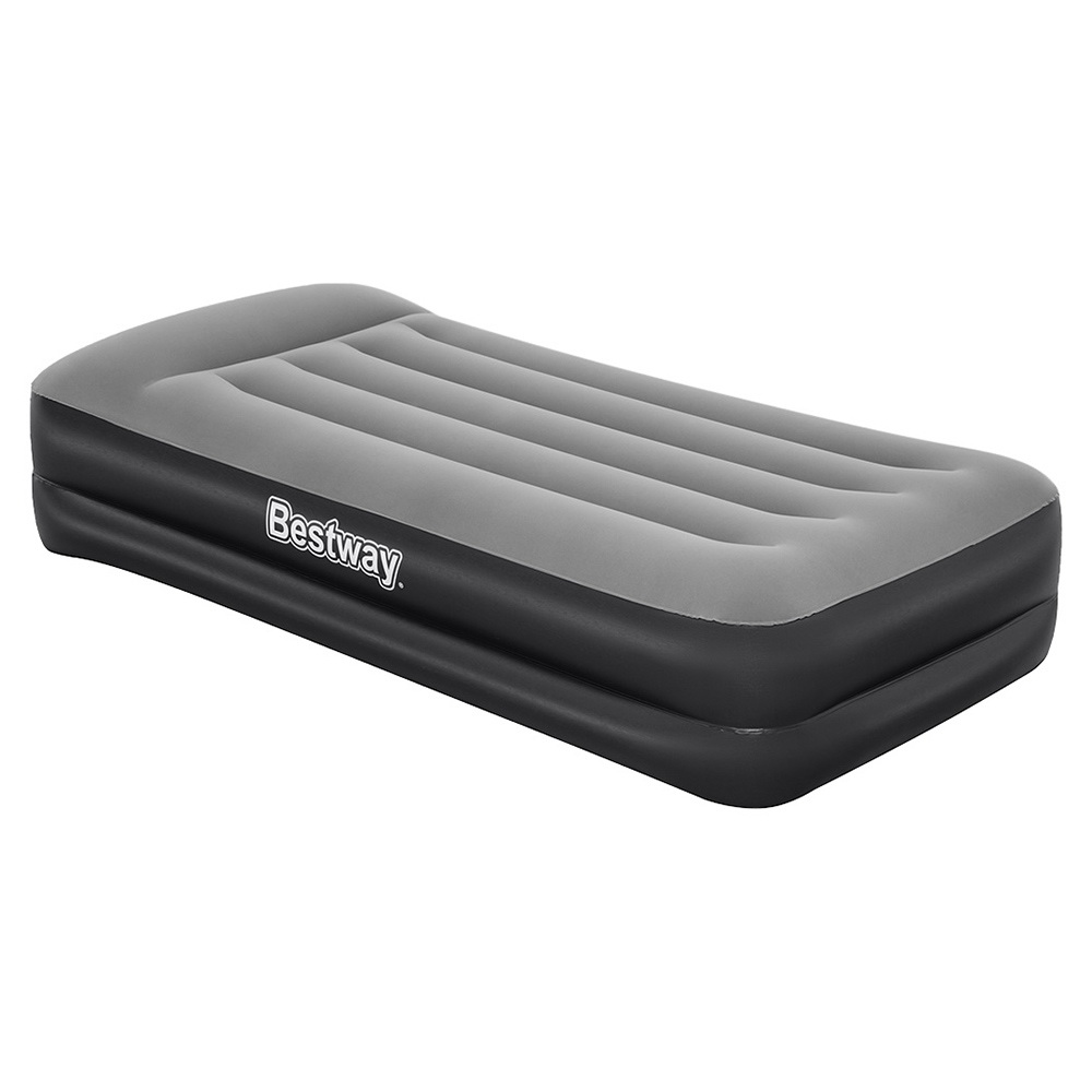 BW-BED-S-46-67401-53480-00 Bestway Air Mattress Single Inflatable Bed 46cm Airbed Black - Image 1