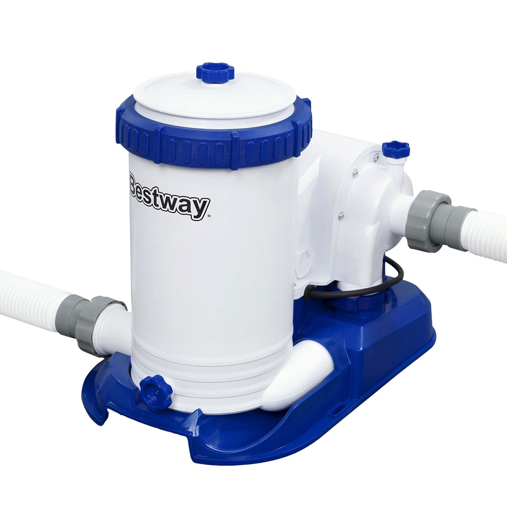 BW-FIL-PUMP-58391-5232-00 Bestway Pool Pump Cartridge Filter 2500GPH 9463L/H Flowclear Filters Cleaner - Image 1