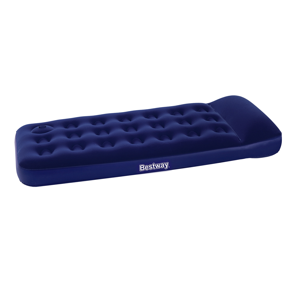 BW-FL-BED-S-22-00 Bestway Single Size Inflatable Air Mattress - Navy - Image 1