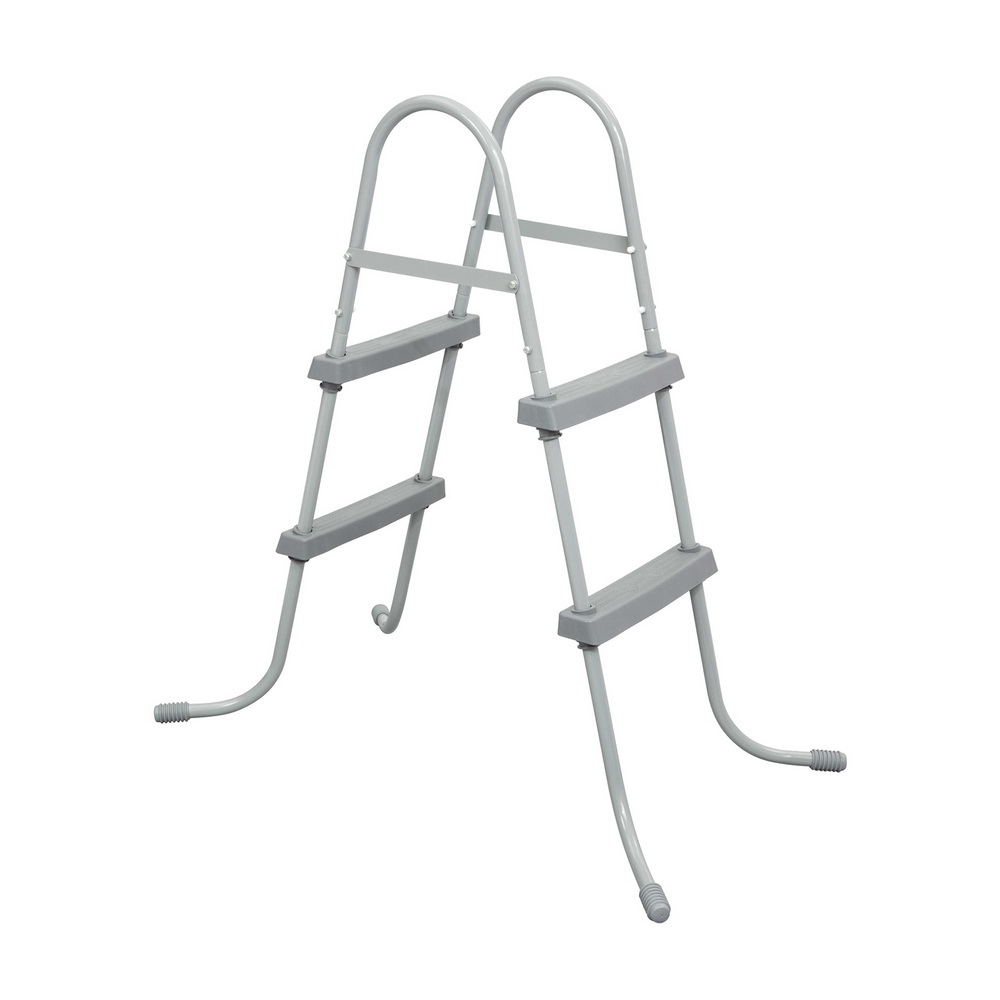 BW-LAD-84CM-58430-00 Bestway Pool Ladder 84cm 2 Step Above Ground Swimming Pools Removable Steps Stairs - Image 1