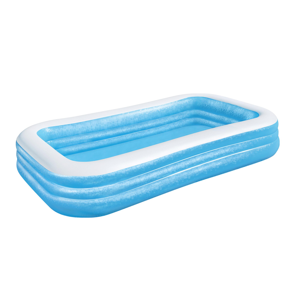 BW-POOL-KID-SQ-54009-13984-00 Bestway Kids Pool 305x183x56cm Inflatable Above Ground Swimming Pools 1161L - Image 1