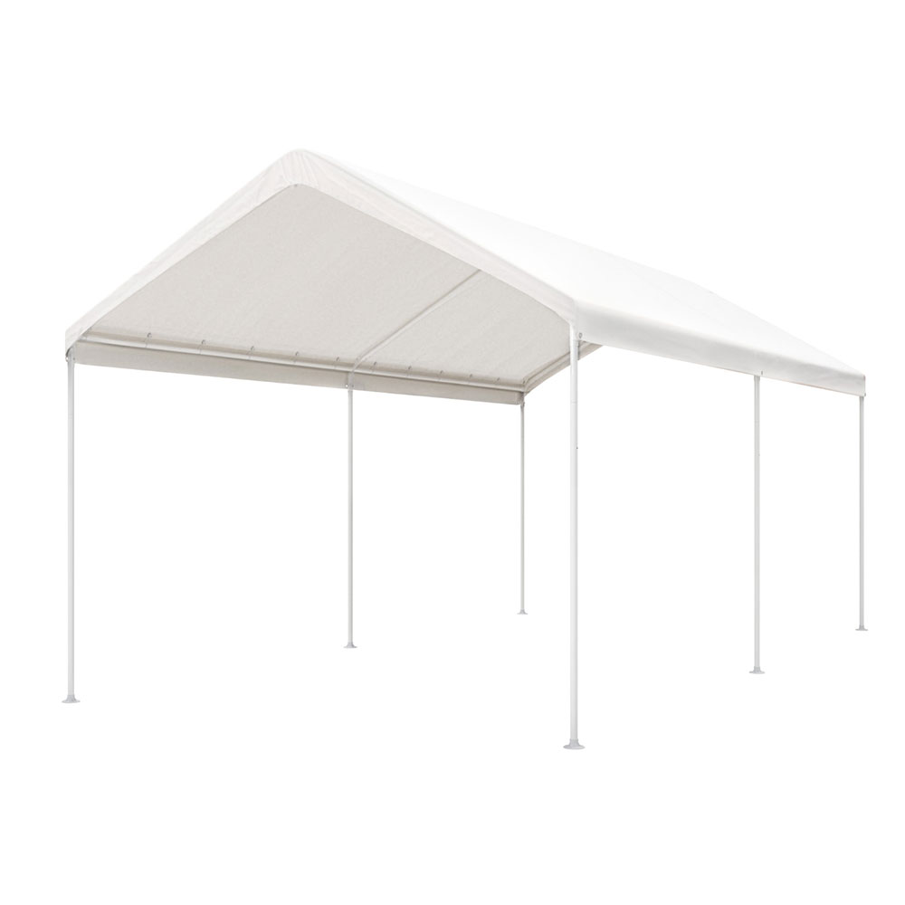 CAPT-H-3X6-WH-N-AB-194993-00 Instahut Carports 3x6m Carport Kits Steel Shelter Gazebo Canopy Garage Portable Garden Shed - Image 1