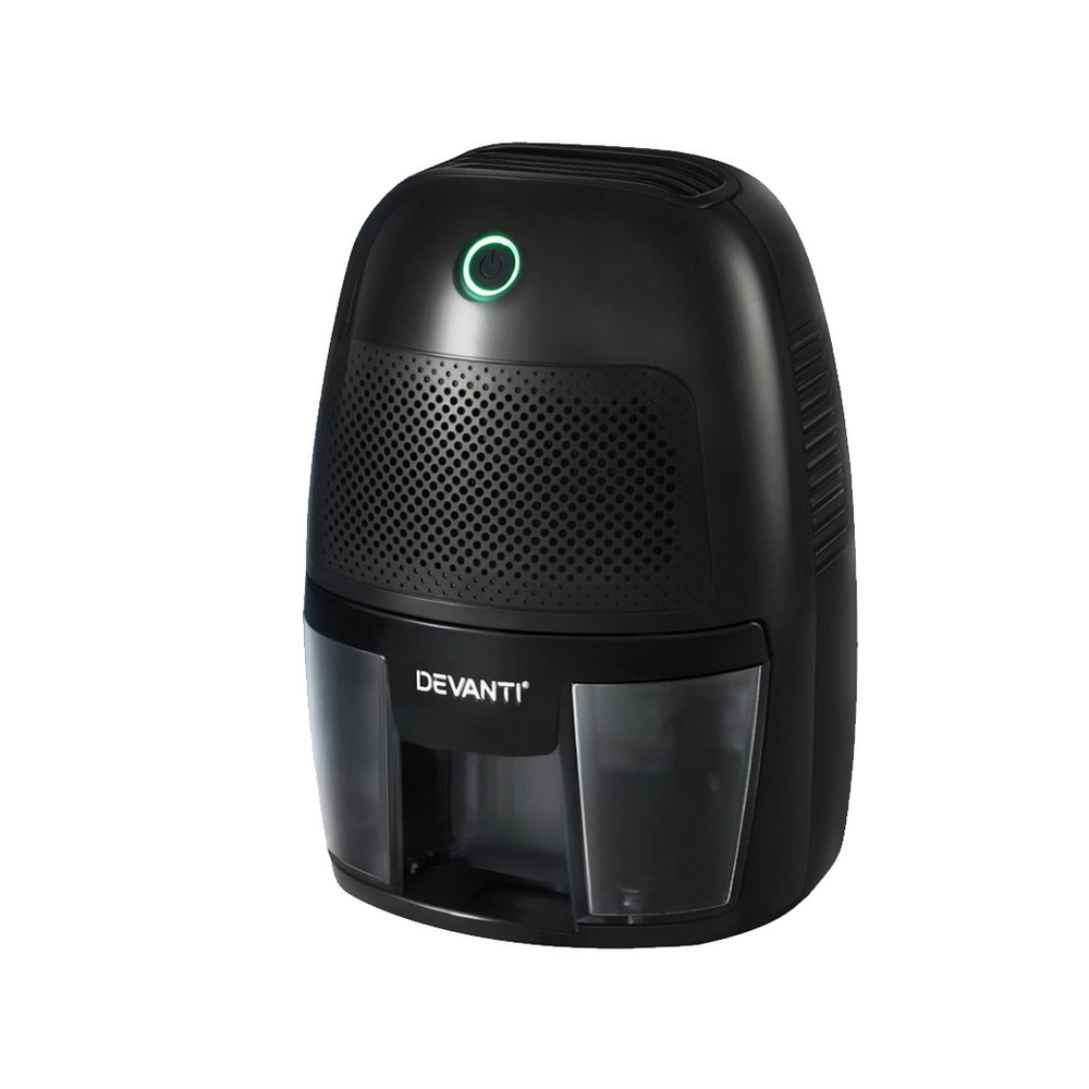 DH-50B-BK-202505261410-00 Devanti Dehumidifier 600ML Air Purifier Black - Image 1