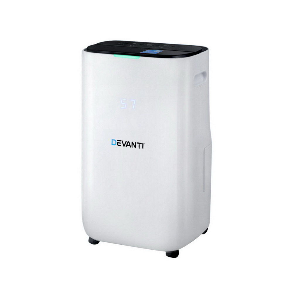 DH-B-20L-WH-202505141036-00 Devanti Dehumidifier 20L Air Purifier White - Image 1