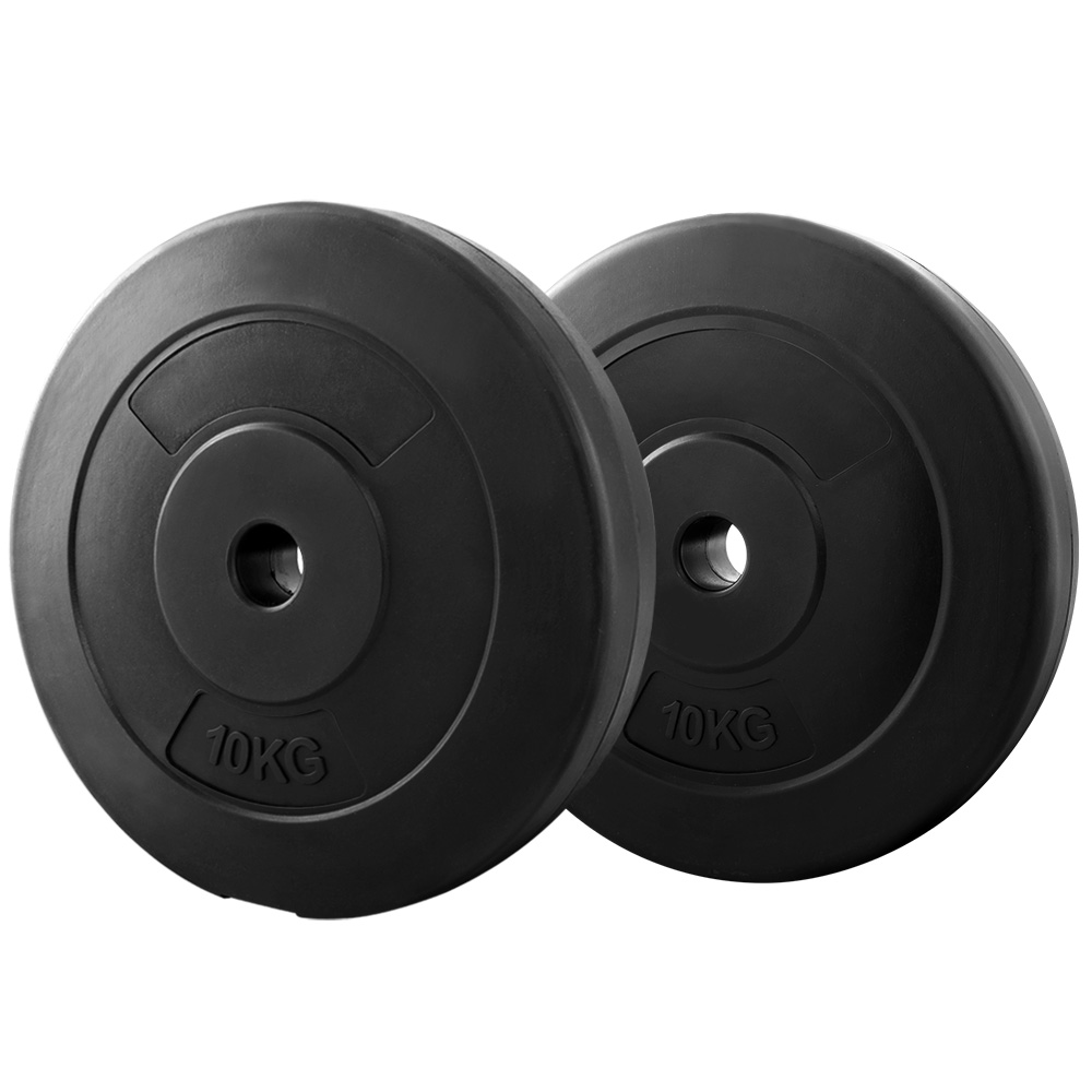 FIT-K-DB-PL-3XL-202505021642-00 Everfit Weight Plates Standard 2X 10kg Barbell Plate Weight Lifting - Image 1