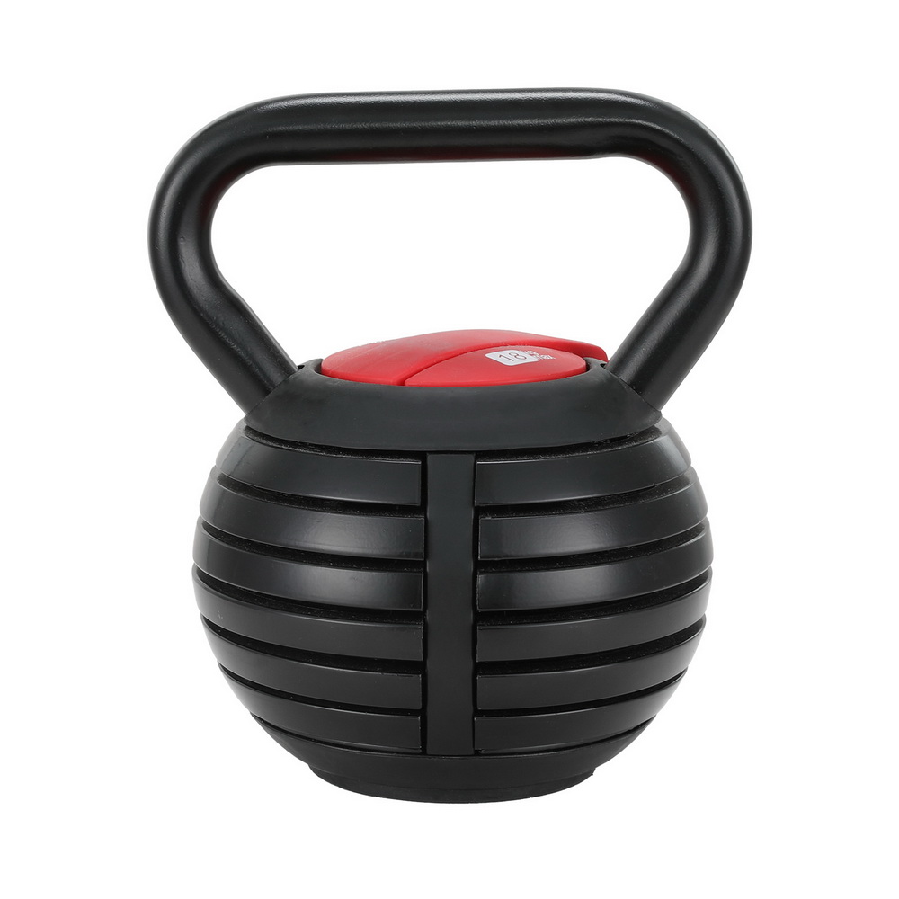 FIT-K-KB-18KG-BK-167849-00 Everfit 18kg Adjustable Kettlebell Set Portable Kettle Bell Weight Dumbbells 10lbs 40lbs - Image 1