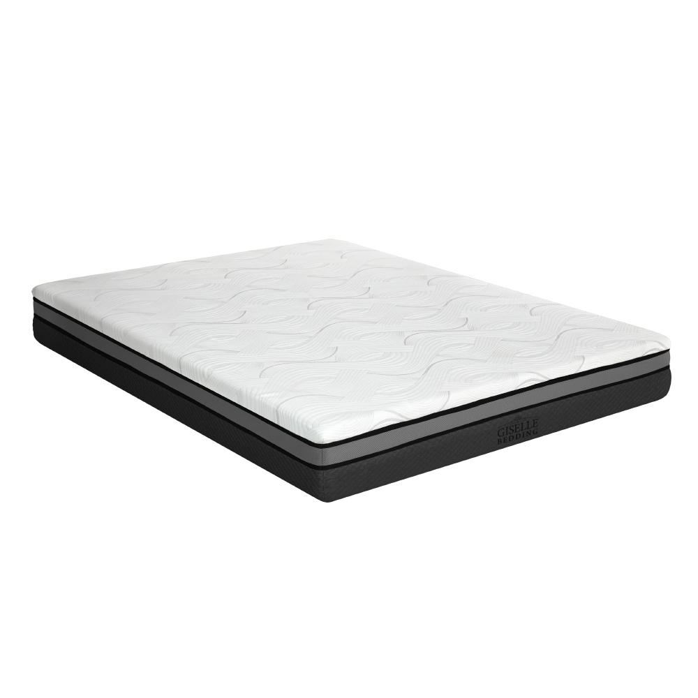 FOAM-B-MFM-H025-KS-94843-00 Giselle Bedding Memory Foam Mattress Bed Cool Gel Non Spring 25cm King Single - Image 1