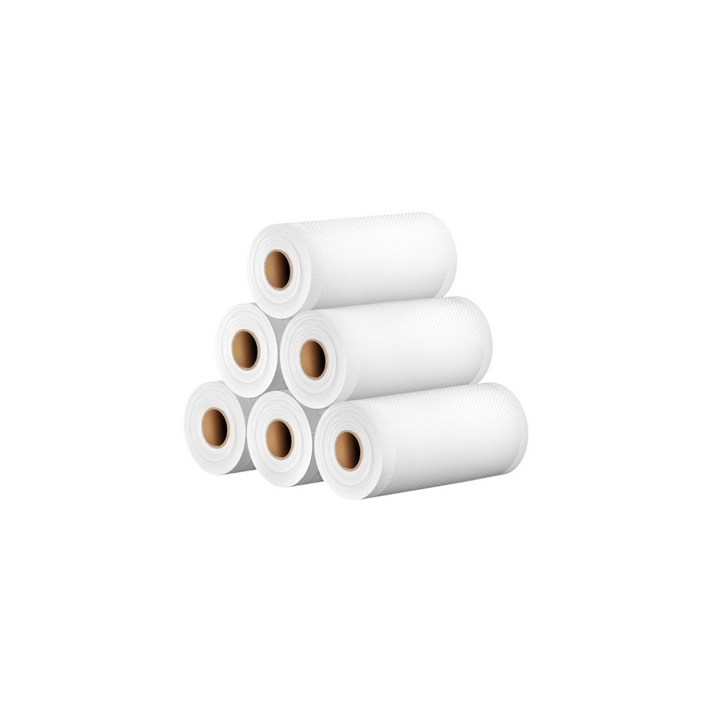 FVS-BAG-15-TPX3-174965-00 6 Rolls Food Vacuum Sealer Bags Storage Saver Heat Sealing Bag Pack 15CMX6M - Image 1