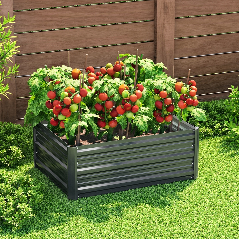 GARDEN-AG-8060-150744-05 Green Fingers Garden Bed 80X60X30cm Planter Box - Image 1