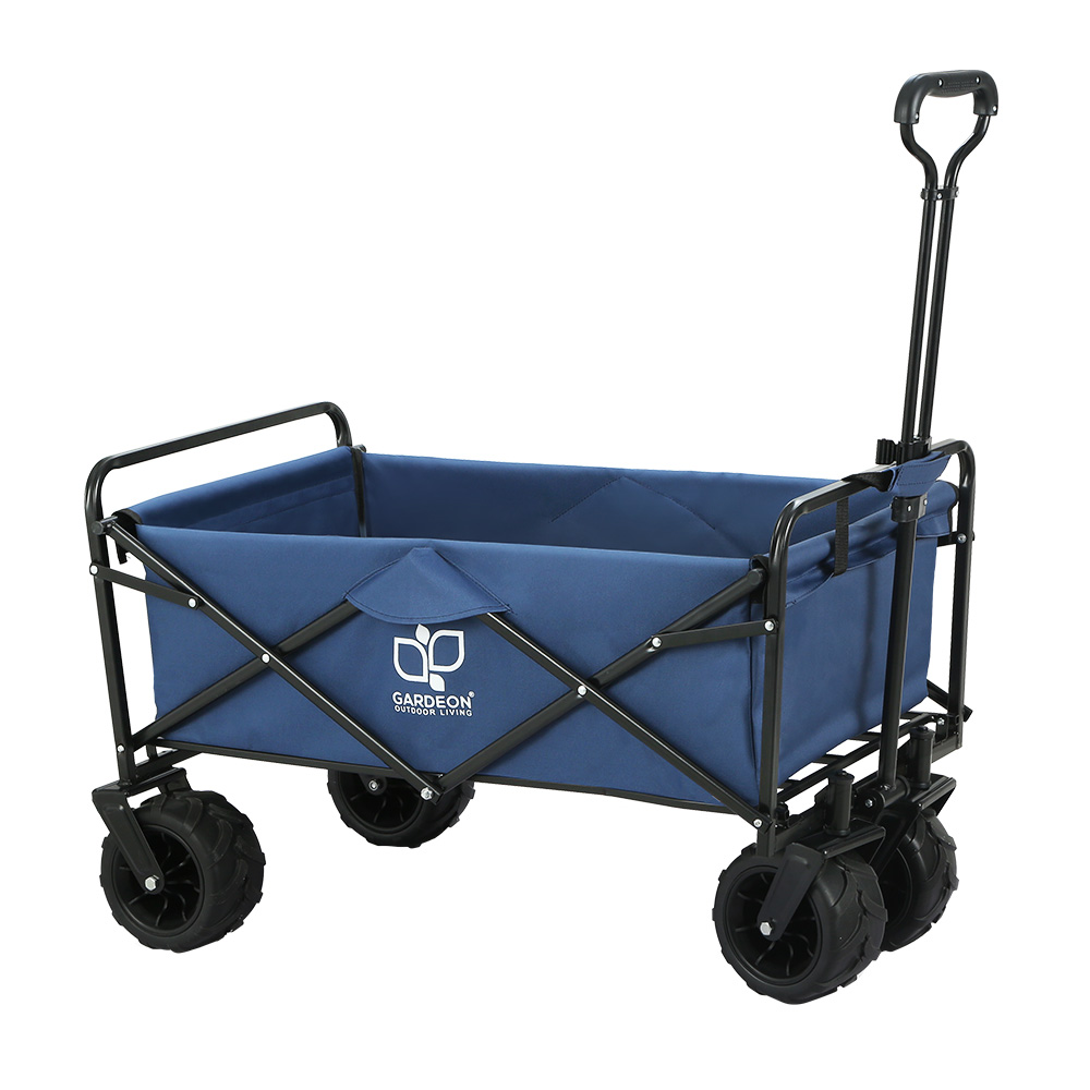 GCT-FABRIC-120KG-NA-53234-00 Gardeon Garden Cart Folding 120kg Trolley Camping Wagon Barrow Outdoor Beach - Image 1