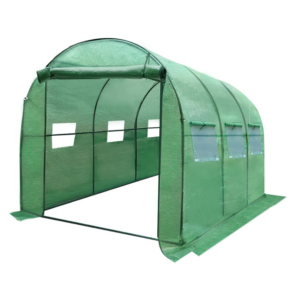GH-WALK-E-30X20-GR-73054-00 Greenfingers Greenhouse Garden Shed Green House 3X2X2M Greenhouses Storage Lawn - Image 1