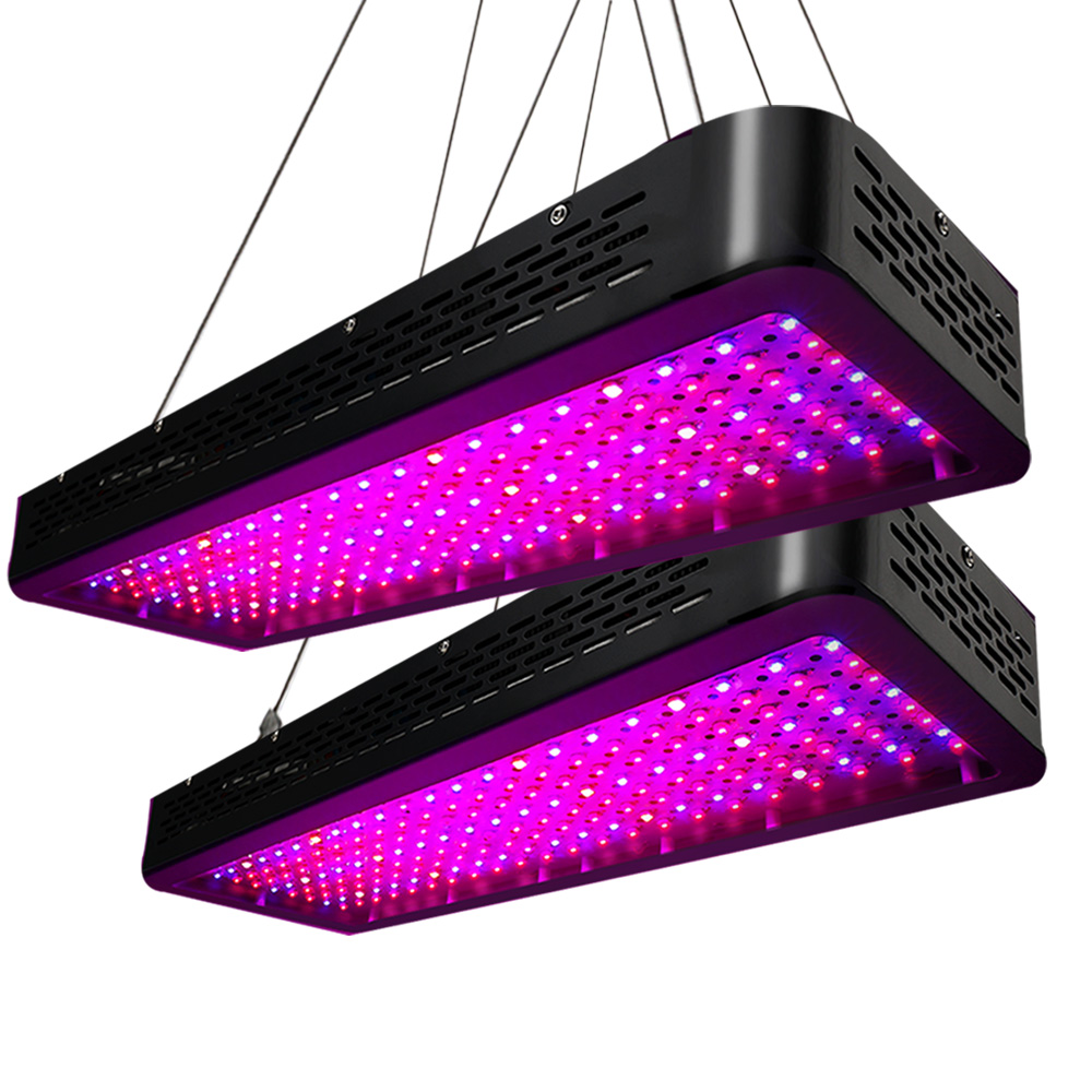 GL-NM-3T-2000X2-00 Green Fingers 2X 2000W Grow Lights LED Full Spectrum Indoor Plant All Stage Growth - Image 1