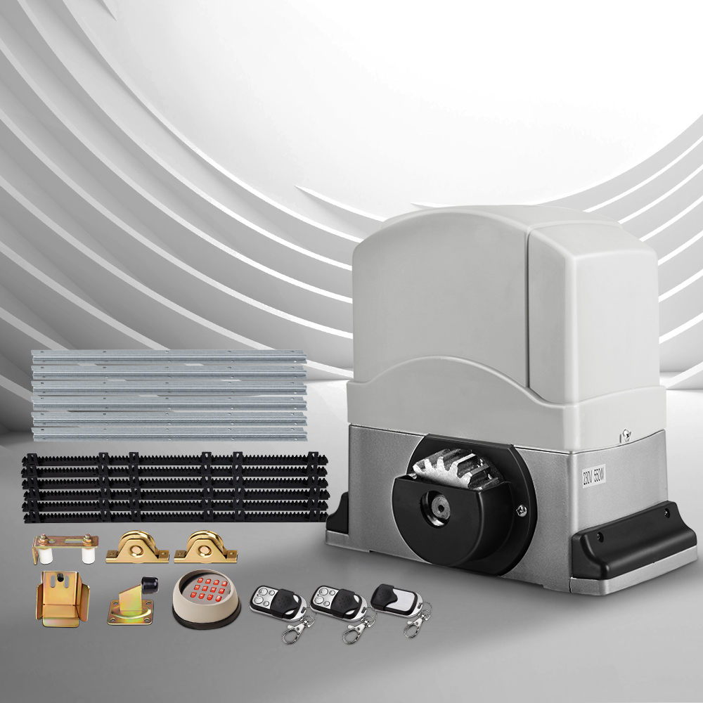 GO-SGO-DSR800-SV-172-RX3-185538-07 Electric Sliding Gate Opener 800KG 6M Hardware Kit - Image 1