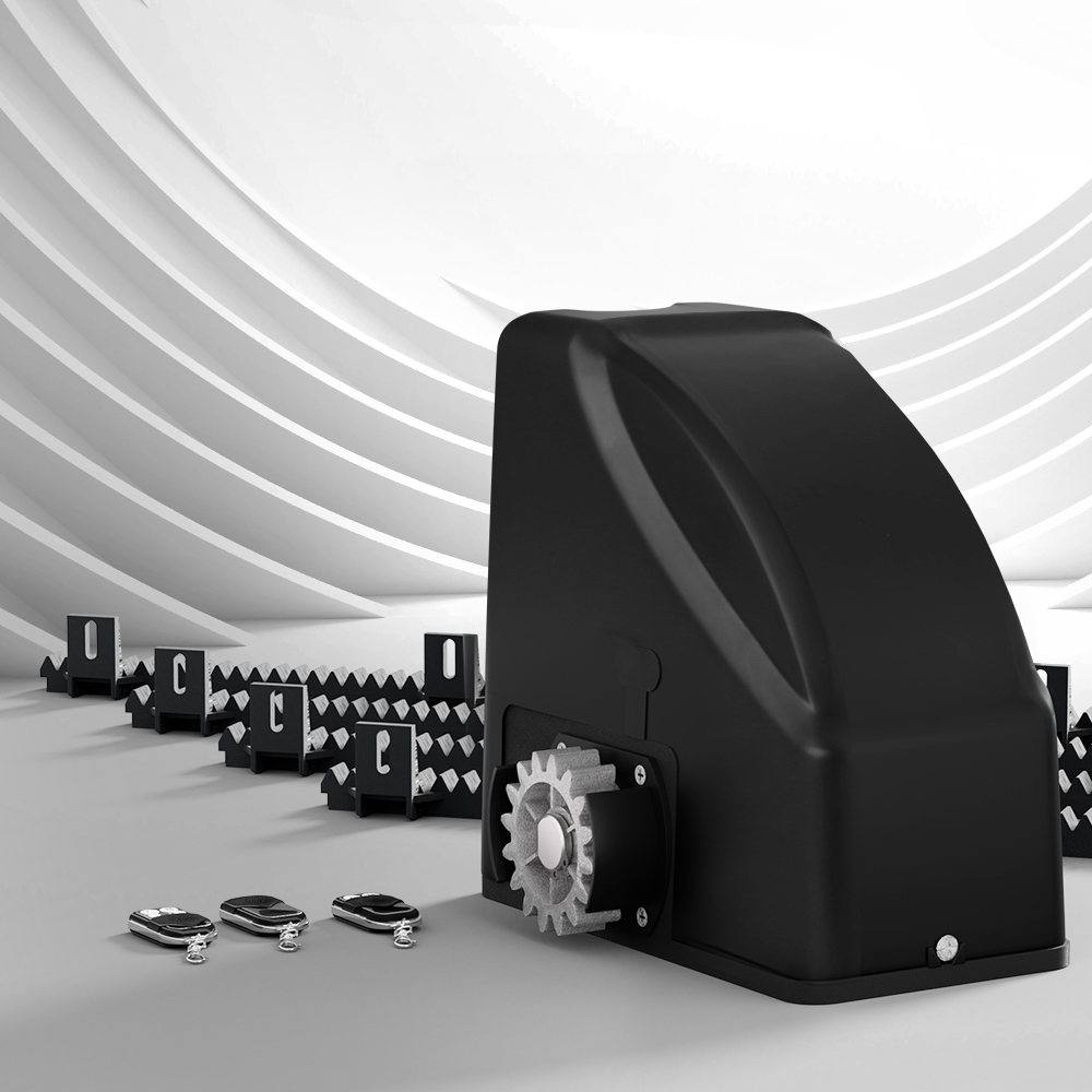 GO-SLIDE-M01-RAILX2-94869-06 Automatic Sliding Gate Opener Kit 4M 600KG - Image 1