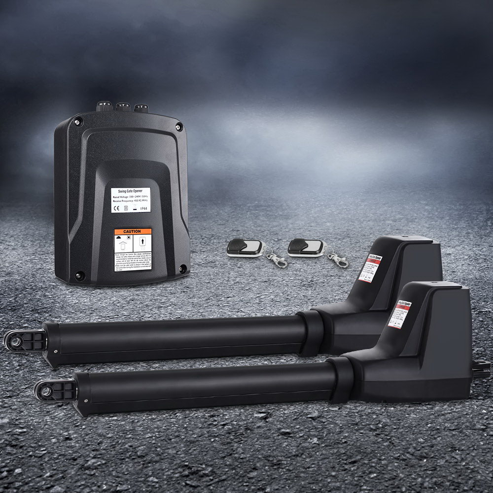 GO-SWING-LM2D-202502281942-00 Automatic Electric Gate Opener Double Swing Remote Control Kit 800KG - Image 1
