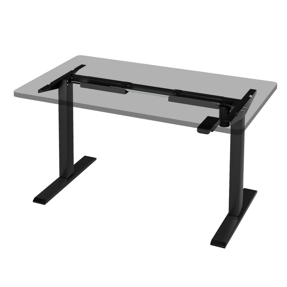 HASD-114G-BK-202503141614-00 Artiss Electric Standing Desk Frame Only Height Adjustable 70KG Load Black - Image 1