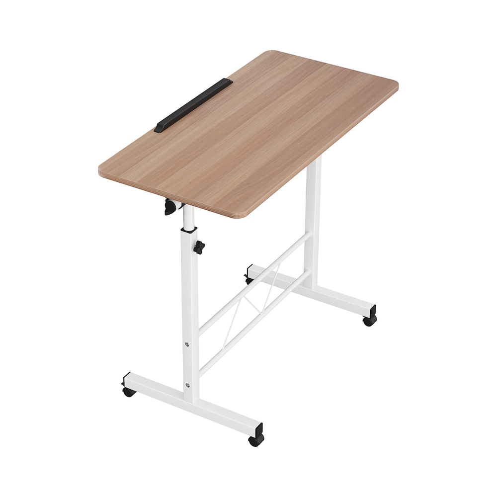 LA-DESK-80T-LW-15293-00 Artiss Laptop Desk Table Adjustable 80CM Light Wood - Image 1