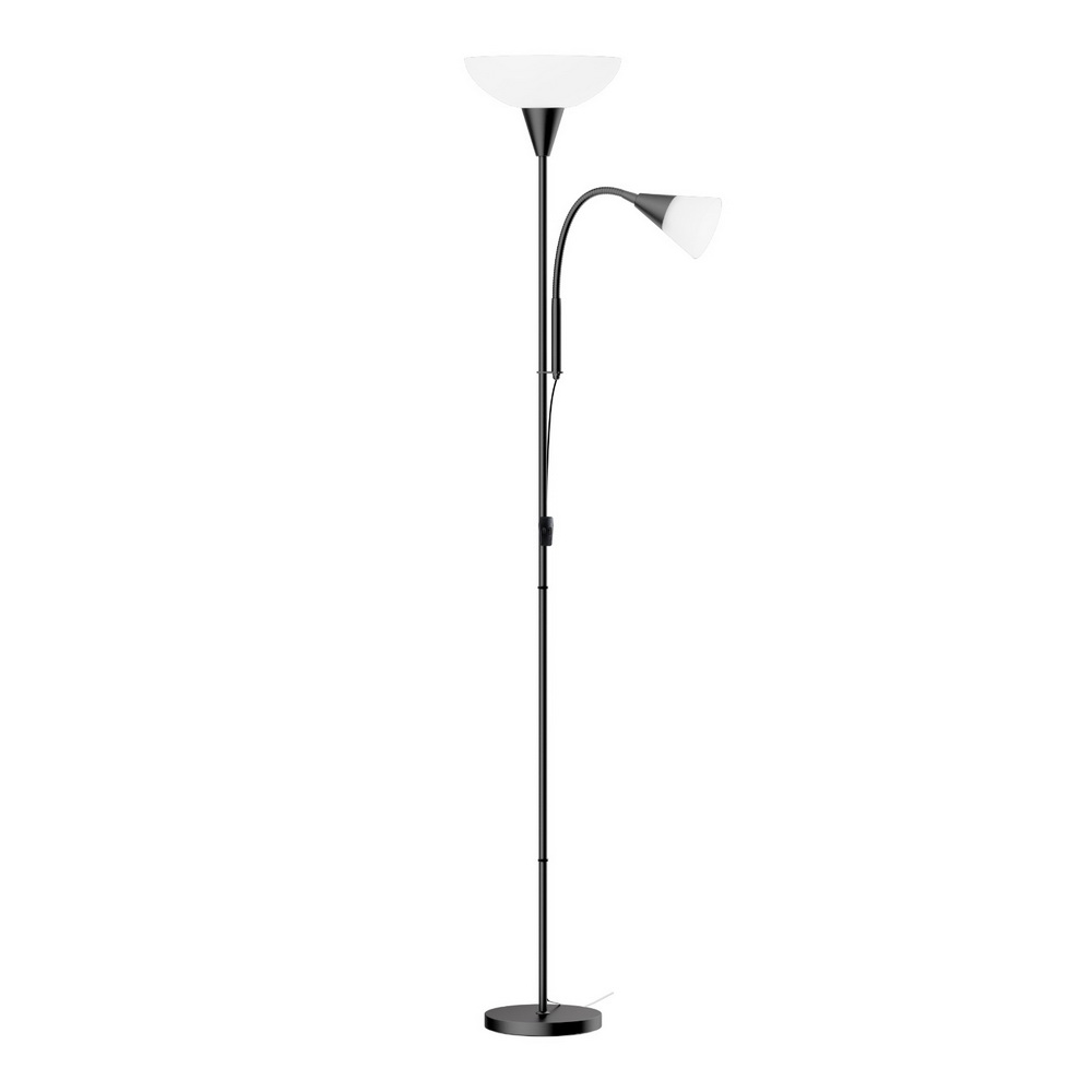 LAMP-FLOOR-SF-1171-BK-191881-00 Artiss Floor Lamp Mother and Child Modern Home Living Room Office Reading Black - Image 1