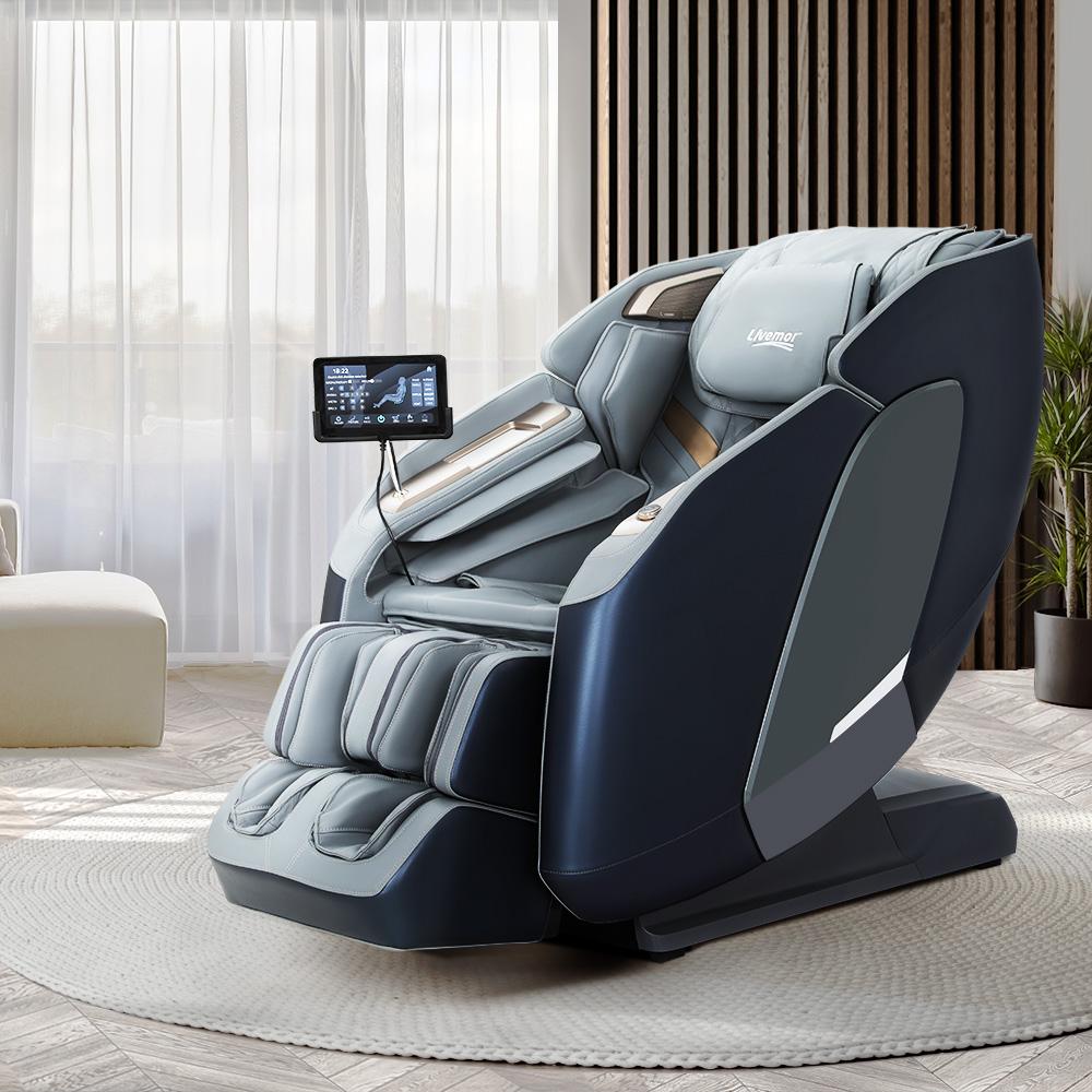 MASCHR-4D-2GEAR-BUGR-96635-06 Livemor 4D Massage Chair Electric Recliner Double Core Mechanism Massager Melisa - Image 1