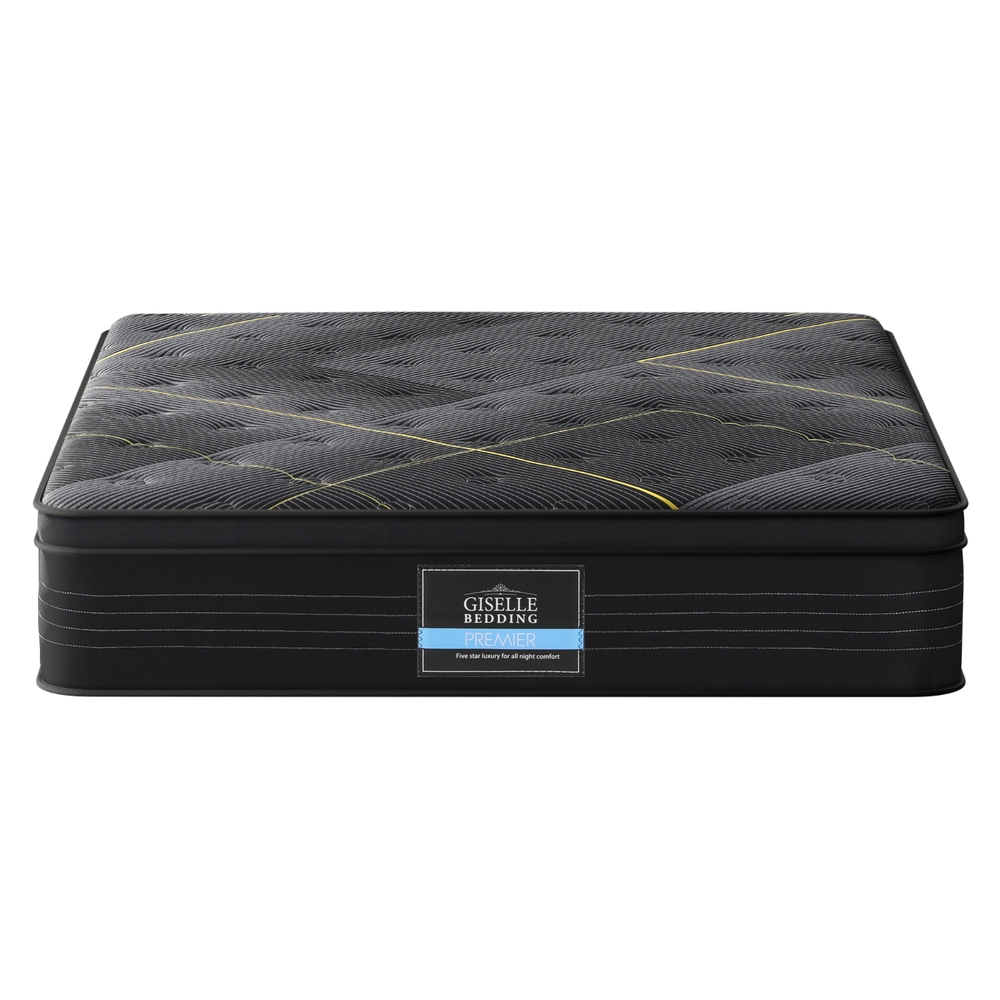 MATTRESS-E-MIDNIGHT-35-D-202505141038-00 35cm Giselle Mattress Double Bed Bamboo Pocket Firm Foam - Image 1