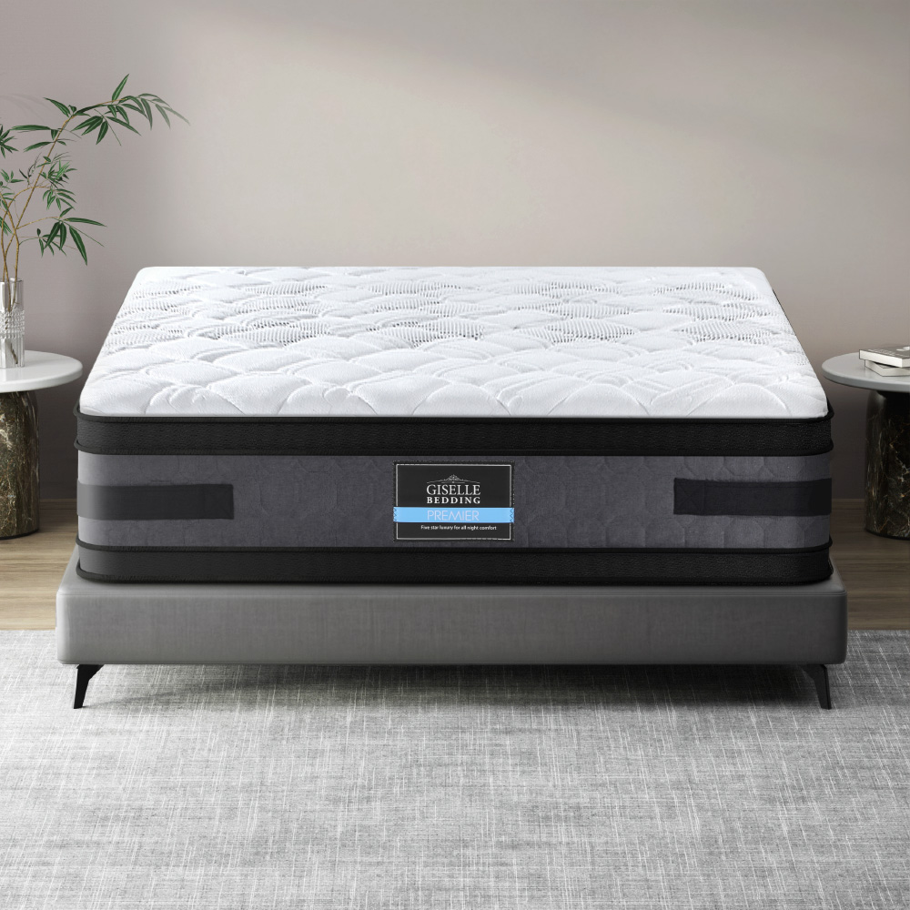 MATTRESS-HOTEL-LUX-D-18630-07 Giselle Bedding 36cm Mattress Cool Gel Memory Foam Double - Image 1