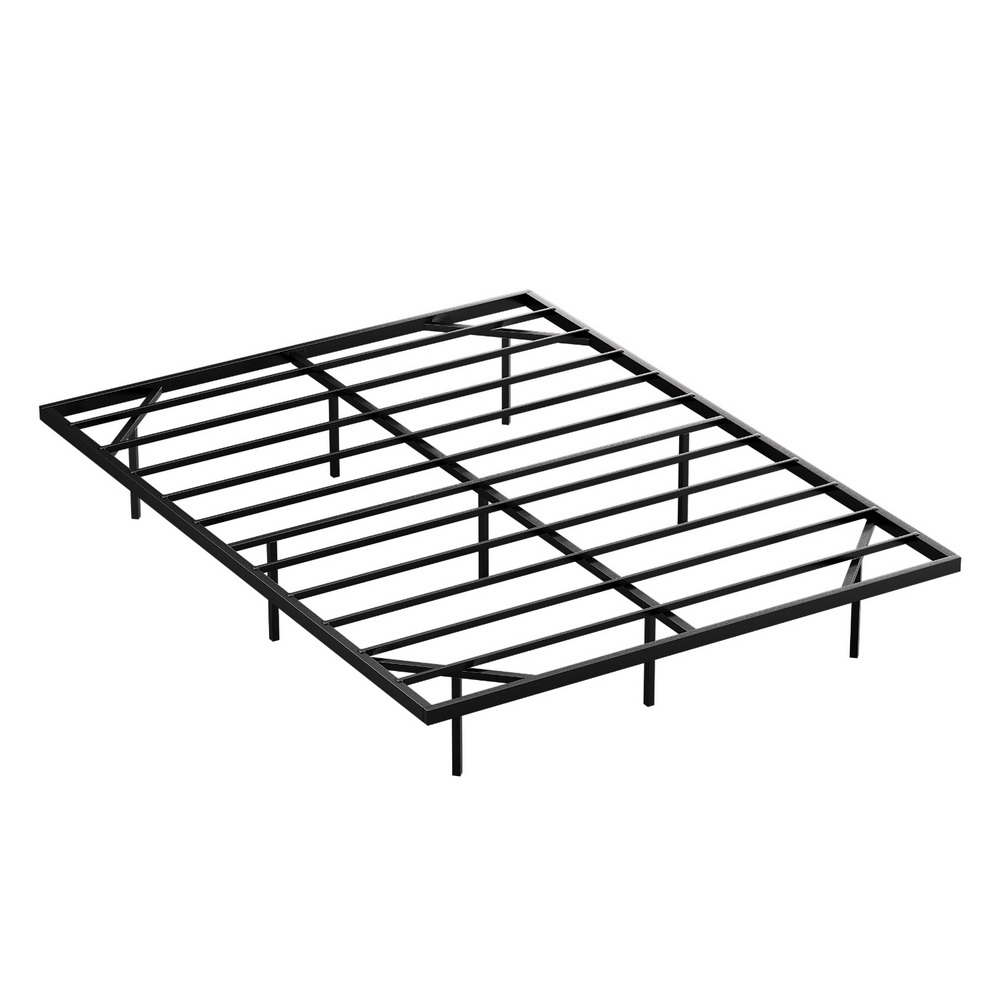 MBED-C-RAY-Q-202505131410-00 Artiss Queen Bed Frame,Floating Metal Bed Frame with Smart LED Lights - Sturdy Metal Platform Bed Base, Silent Design, Tool-Free Assembly, 300KG Capacity for Home/Hotel/Master Bedroom? - Image 1