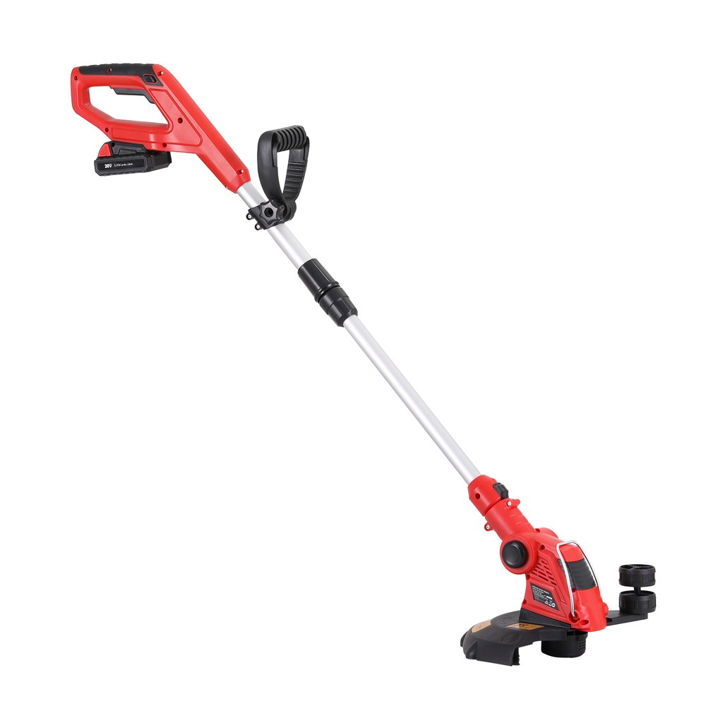 MOWER-LINE-20V-RDBK-190344-00 Giantz 20V Cordless Line Trimmer Lawn Whipper Grass Snipper - Image 1