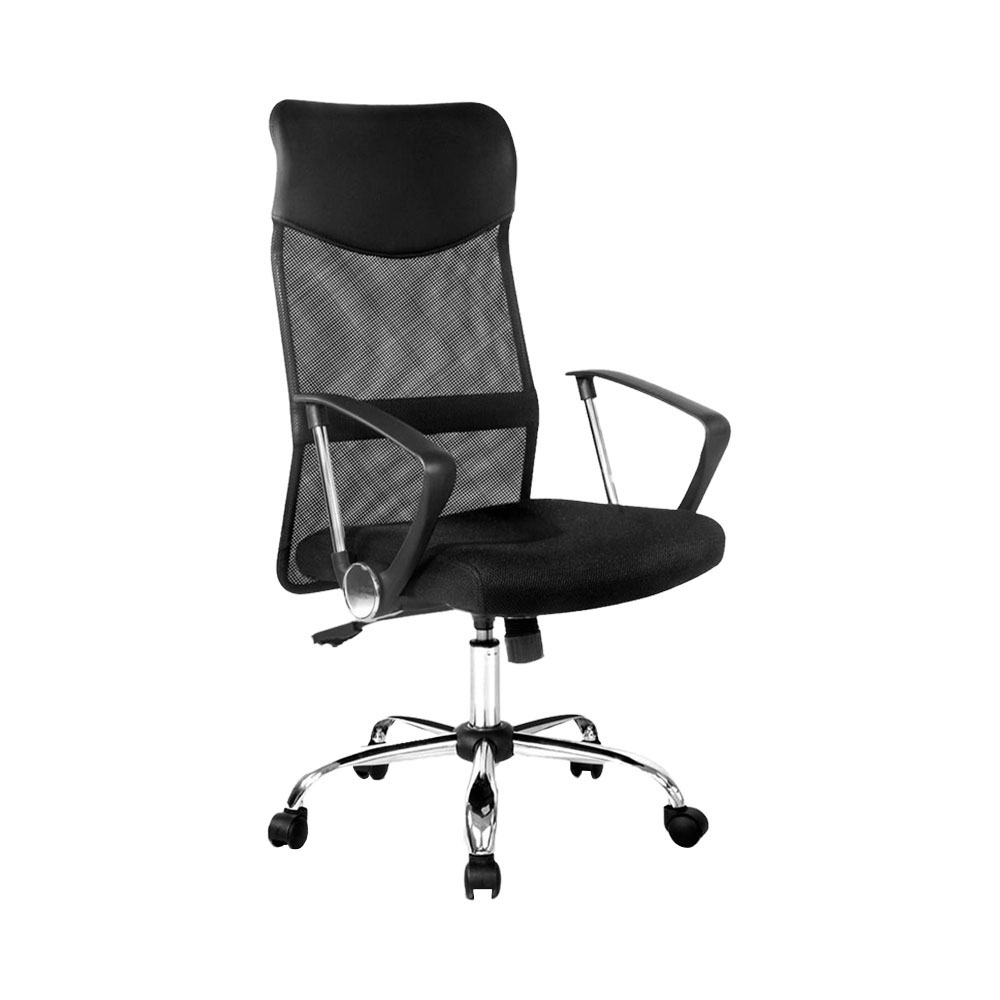 OCHAIR-G-8009-BK-11830-00 Artiss Mesh Office Chair High Back Black - Image 1