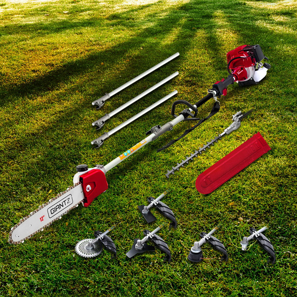 PCAW-4S-40CC-TM-202502282010-00 Giantz 40CC Pole Chainsaw Hedge Trimmer Brush Cutter Whipper Saw 4-Stroke 7-in-1 - Image 1