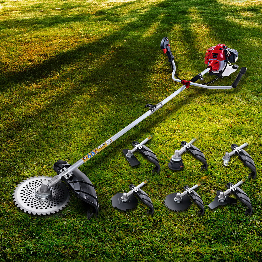 PCAW-65CC-BH-GSAW-202502282010-00 Giantz 62CC Pole Circular Saw Petrol Brush Cutter Whipper Snipper 7-in-1 - Image 1