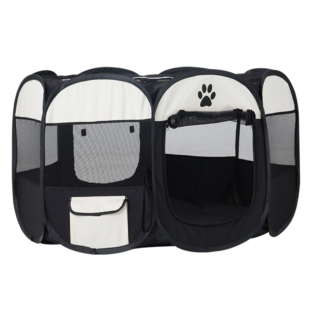 PET-DOGPLAYPEN-CL-3XL-BK-00 i.Pet Dog Playpen Tent Pet Crate Fence 3XL Enclosure - Image 1