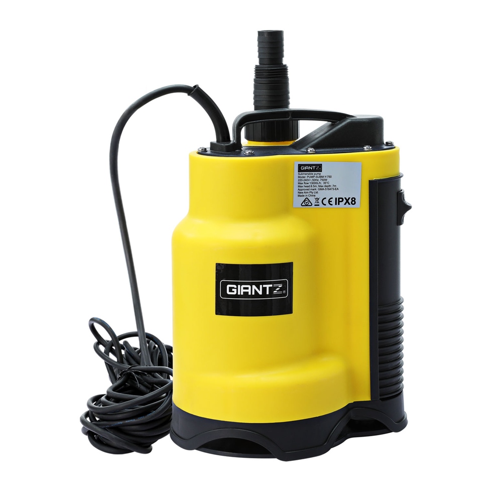 PUMP-SUBM-Y-400-139416-00 Giantz Garden Water Submersible Pump 400W Dirty Bore Sewerage Tank Well Steel - Image 1