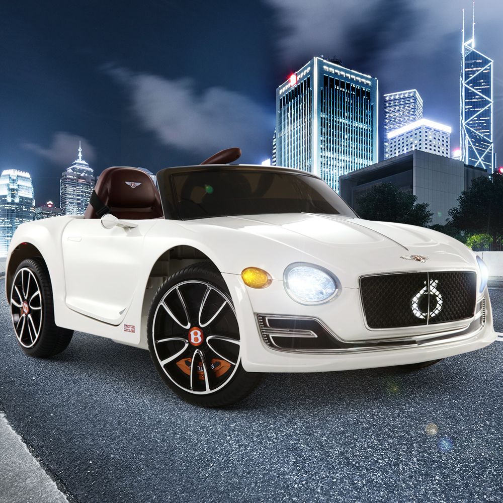 RCAR-EXP12-WH-202502281552-00 Kids Electric Ride On Car Bentley Licensed EXP12 Toy Cars Remote 12V White - Image 1