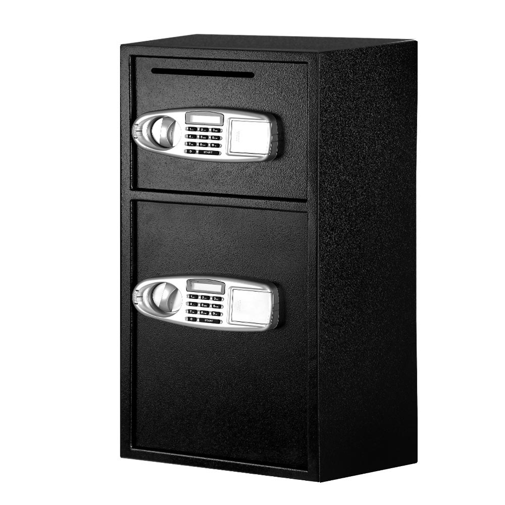 SAF-DS80-MTL-BK-00 UL-TECH Security Safe Box Double Door - Image 1