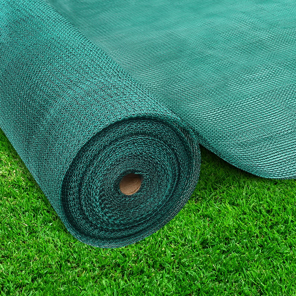 SH-CL-366X200-100-R-GR-202502281922-00 Instahut 50% Shade Cloth 3.66x20m Shadecloth Wide Heavy Duty Green - Image 1
