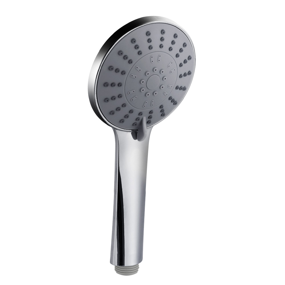 SHOWER-A4-RO-SI-91748-00 Handheld Shower Head 4.5" High Pressure 5 Modes Poweful Round Chrome - Image 1