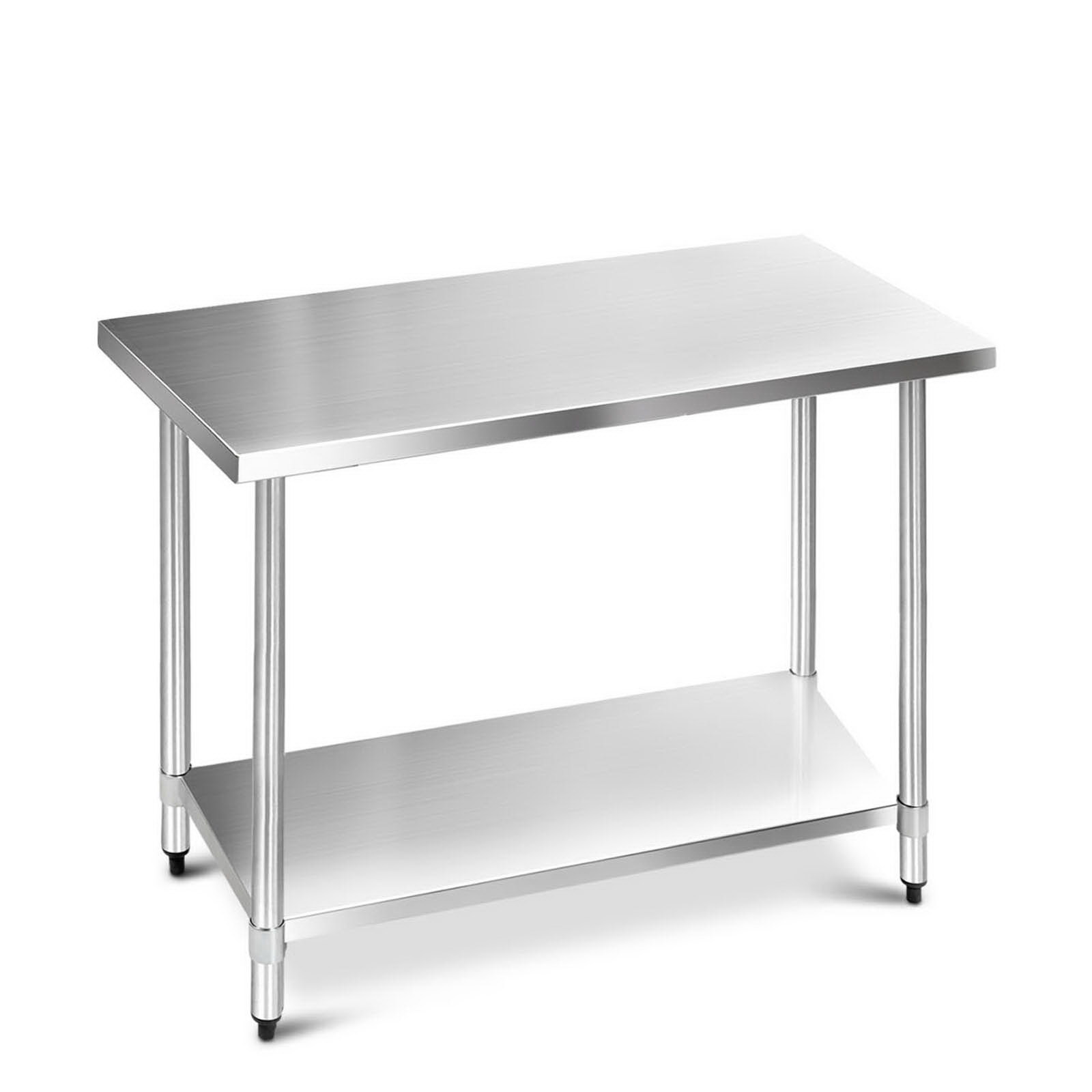 SSKB-304S-48-202502281926-07 Cefito 1219x610mm Stainless Steel Kitchen Bench 304 - Image 1
