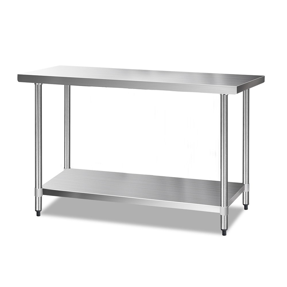 SSKB-304S-60-202502281926-07 Cefito 1524x610mm Stainless Steel Kitchen Bench 304 - Image 1