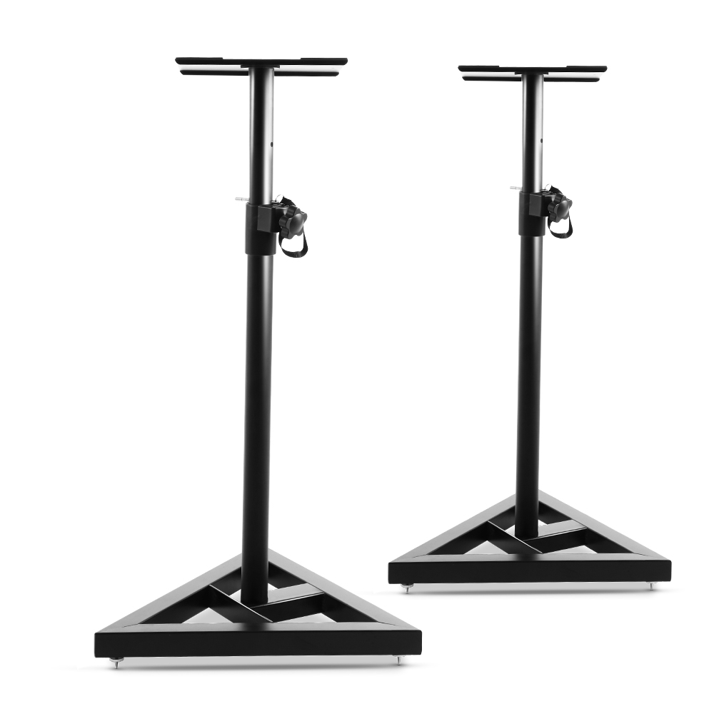 STAND-SPEAKER-X2P-FC2-00 Alpha Speaker Stand 67-120cm Adjustable Height Surround Sound Studio Home 2pcs - Image 1