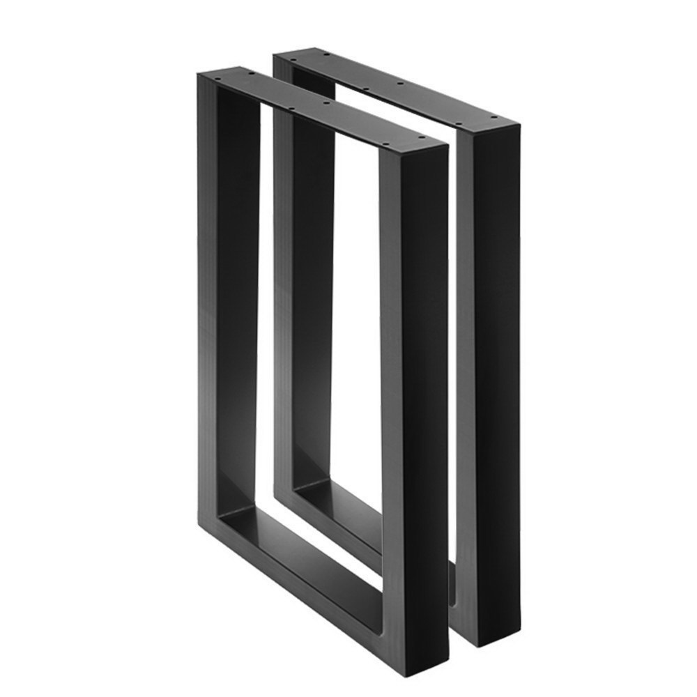 TAB-LEG-BOX-7165-BKX2-00 Artiss Metal Table Legs DIY Rectangular 71X65CM Set of 2 - Image 1