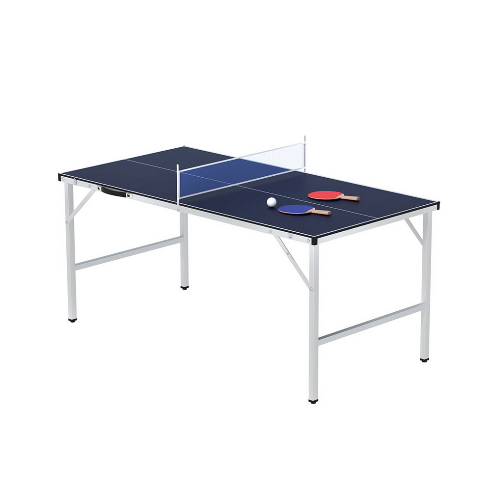 TABLE-TENNIS-152-BL-185485-00 Everfit Table Tennis Ping Pong Table Portable Foldable Family Game Home Indoor - Image 1