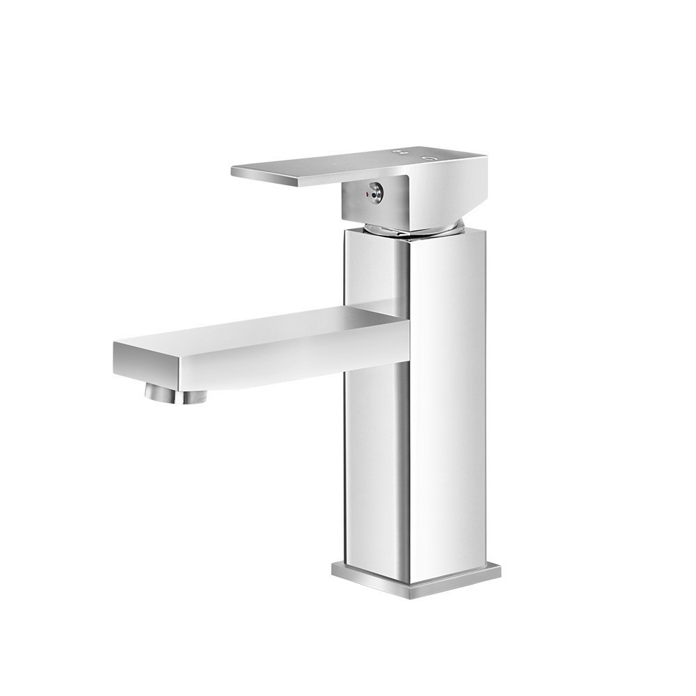 TAP-A-81H57-SI-00 Cefito Bathroom Basin Mixer Tap Square Faucet Vanity Laundry Chrome - Image 1