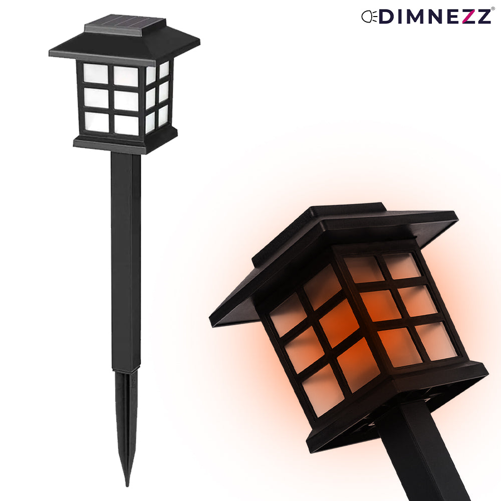 V1003-DMS102-GRDSLO-BK-12PK-202507041136-00 Dimnezz Solar Powered Waterproof LED Stake Lights - Image 1