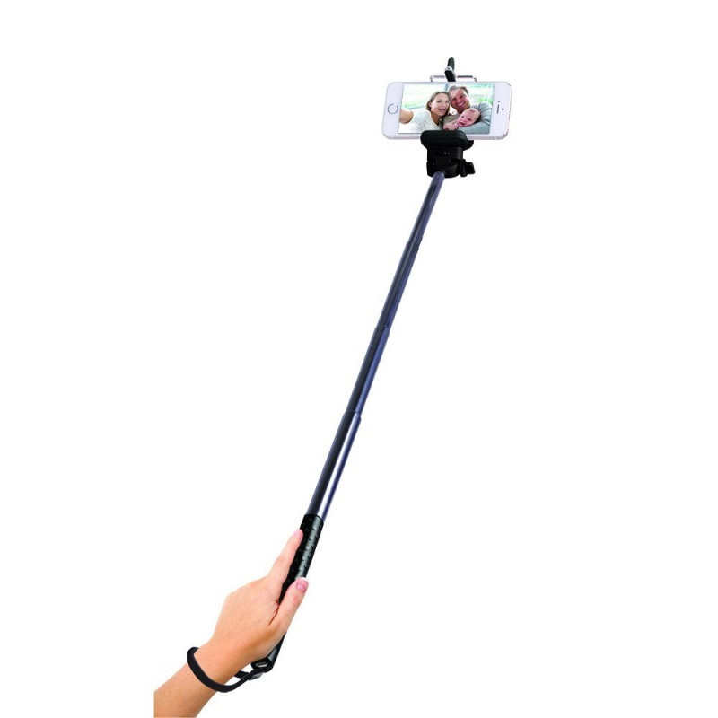 V1031-NAV-BTPOLE-20-202507041055-00 Laser Wireless Selfie Stick with Adjustable Phone Holder - Image 1